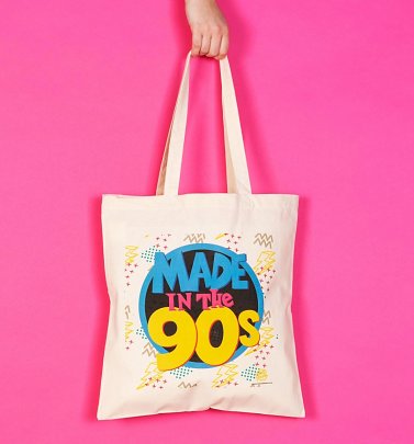Made In The 90s Canvas Tote Bag Made In The 90s Canvas Tote Bag
