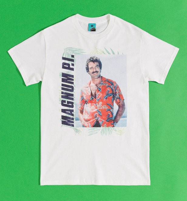 Magnum P.I. Inspired White T-Shirt