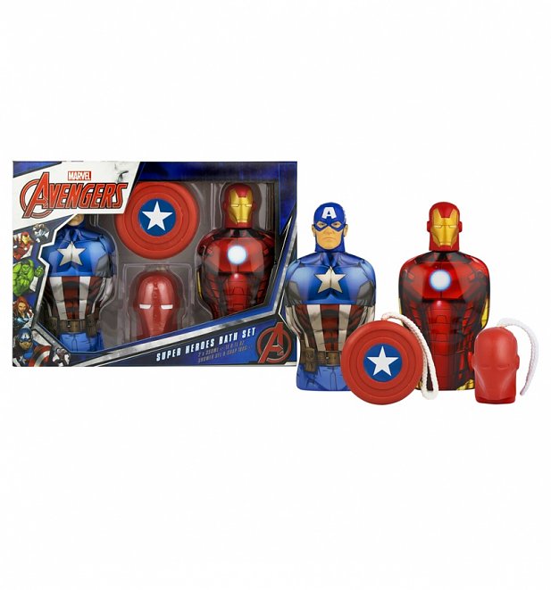 Marvel Avengers Shower Gel And Soap On A Rope Gift Set Marvel Avengers Shower Gel And Soap On A Rope Gift Set