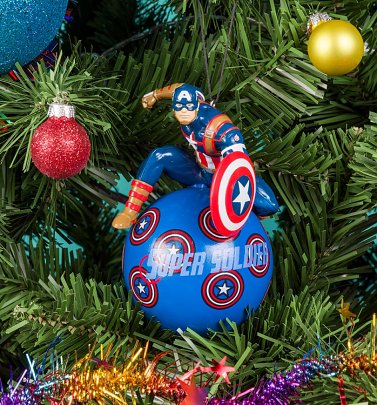 Marvel Captain America 3D Bauble