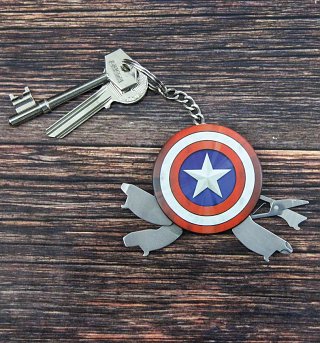 Marvel Comics Avengers Captain America Multi Tool Marvel Comics Avengers Captain America Multi Tool