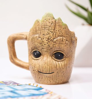 Marvel Comics Baby Groot Shaped Mug Marvel Comics Baby Groot Shaped Mug