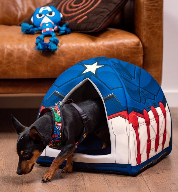 Marvel Comics Captain America Pet Bed Dome