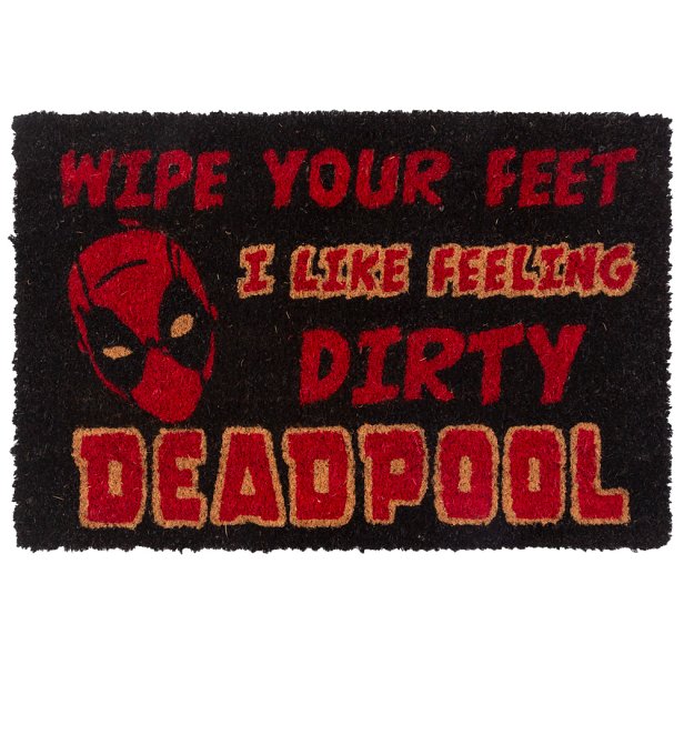 Marvel Comics Deadpool Wipe Your Feet Door Mat Marvel Comics Deadpool Wipe Your Feet Door Mat
