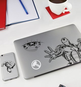 Marvel Comics Gadget Decals Marvel Comics Gadget Decals