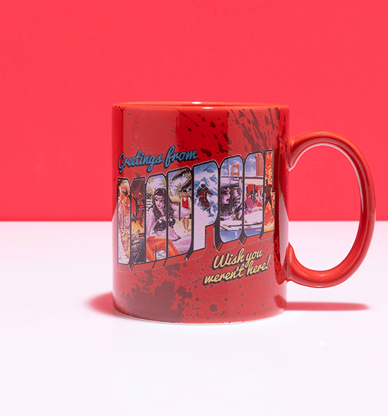 Marvel Comics Greetings from Deadpool Mug Marvel Comics Greetings from Deadpool Mug