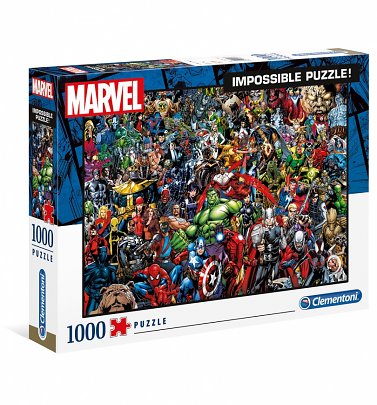 Marvel Comics Impossible 1000 Piece Jigsaw Puzzle Marvel Comics Impossible 1000 Piece Jigsaw Puzzle