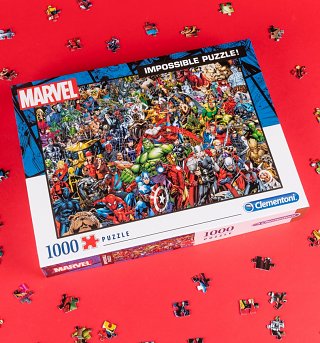 Marvel Comics Impossible 1000 Piece Jigsaw Puzzle Marvel Comics Impossible 1000 Piece Jigsaw Puzzle