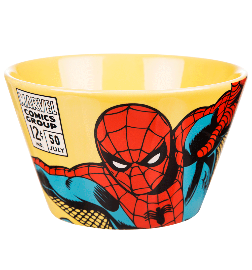 Marvel Comics Spider-Man Ceramic Bowl Marvel Comics Spider-Man Ceramic Bowl