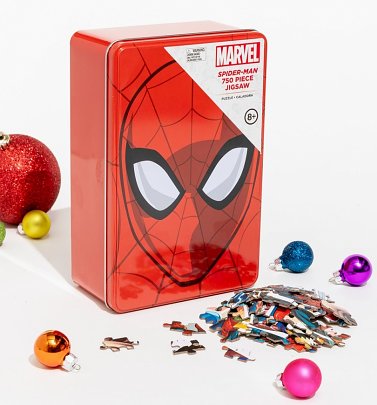 Marvel Comics Spider-Man Web Shaped 750 Piece Jigsaw Puzzle