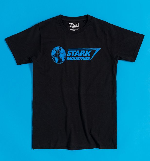 Marvel Comics Stark Industries Black T-Shirt