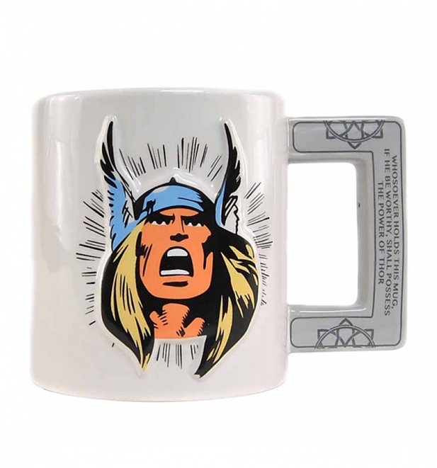 Marvel Comics Thor Embossed Mug Marvel Comics Thor Embossed Mug