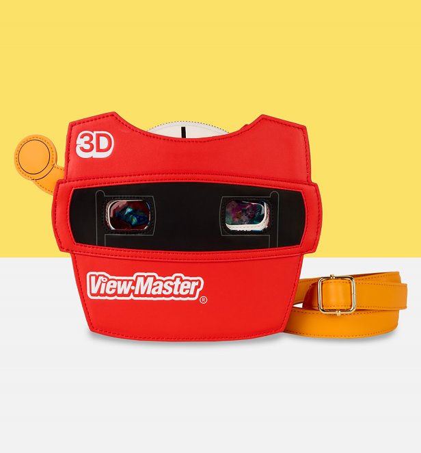 Loungefly Mattel View-Master Crossbody Bag With Coin Bag Loungefly Mattel View-Master Crossbody Bag With Coin Bag