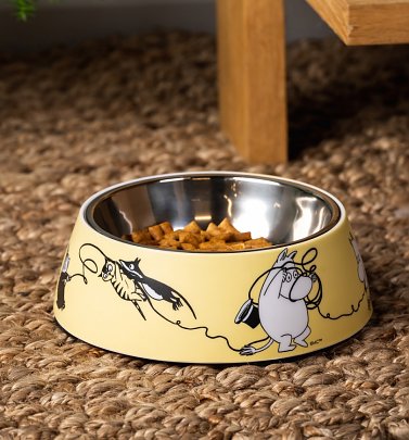 Medium Yellow Moomin Food Bowl for Pets Medium Yellow Moomin Food Bowl for Pets