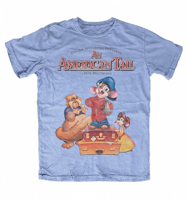 Men's An American Tail Carolina Blue T-Shirt Men's An American Tail Carolina Blue T-Shirt