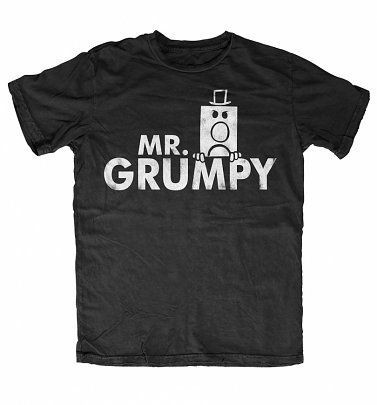 Men's Mr Grumpy Name Black T-Shirt Men's Mr Grumpy Name Black T-Shirt