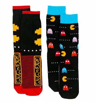 Men's 2pk Pac-Man Socks Men's 2pk Pac-Man Socks