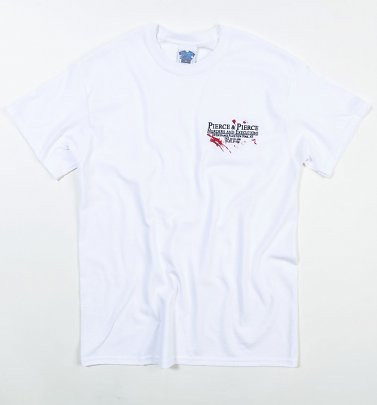 Men's American Psycho Inspired Murders And Executions Embroidered T-Shirt Men's American Psycho Inspired Murders And Executions Embroidered T-Shirt