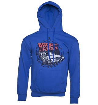 Men's Back to the Future Retro Delorean Hoodie Men's Back to the Future Retro Delorean Hoodie