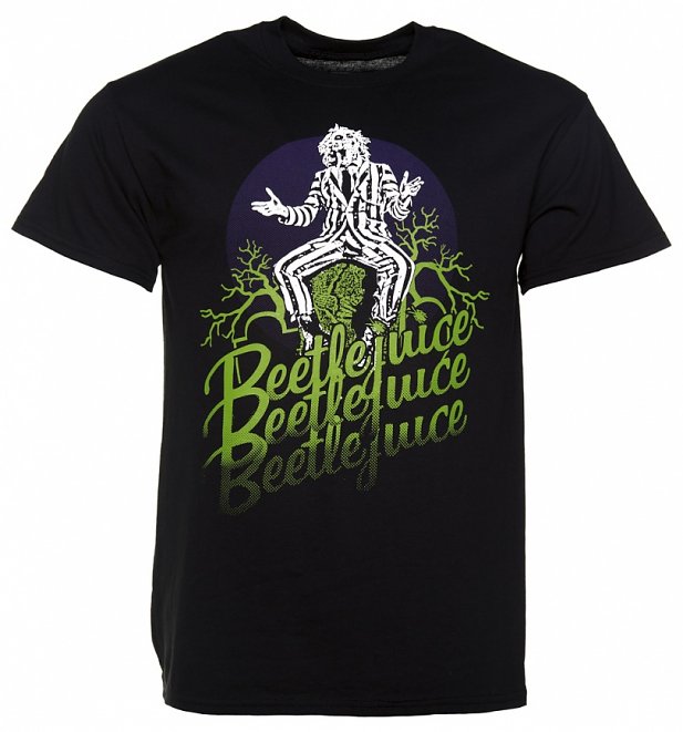 Men's Black Beetlejuice T-Shirt Men's Black Beetlejuice T-Shirt