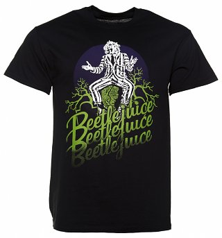 Men's Black Beetlejuice T-Shirt Men's Black Beetlejuice T-Shirt