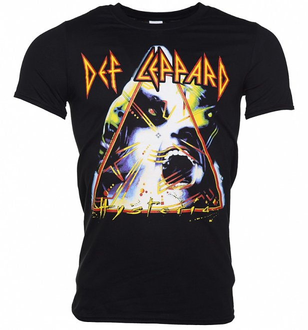 s black def leppard hysteria t shirt s black def leppard hysteria t shirt