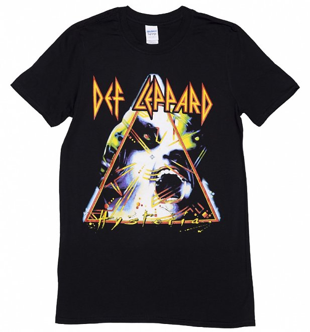 s black def leppard hysteria t shirt s black def leppard hysteria t shirt