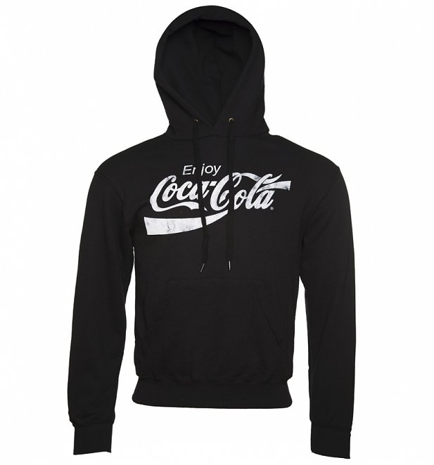 Men's Black Enjoy Coca-Cola Hoodie Men's Black Enjoy Coca-Cola Hoodie