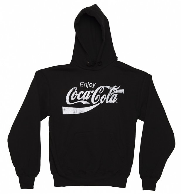 Men's Black Enjoy Coca-Cola Hoodie Men's Black Enjoy Coca-Cola Hoodie