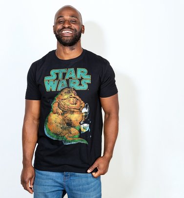 Men's Black Jabba The Hut Vintage T-Shirt Men's Black Jabba The Hut Vintage T-Shirt