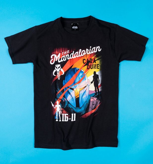 Men's Black Mandalorian T-Shirt