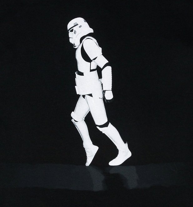 Men's Black Moonwalker Stormtrooper T-Shirt Men's Black Moonwalker Stormtrooper T-Shirt