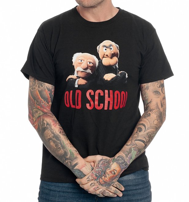 Men's Black Muppets Old School T-Shirt Men's Black Muppets Old School T-Shirt