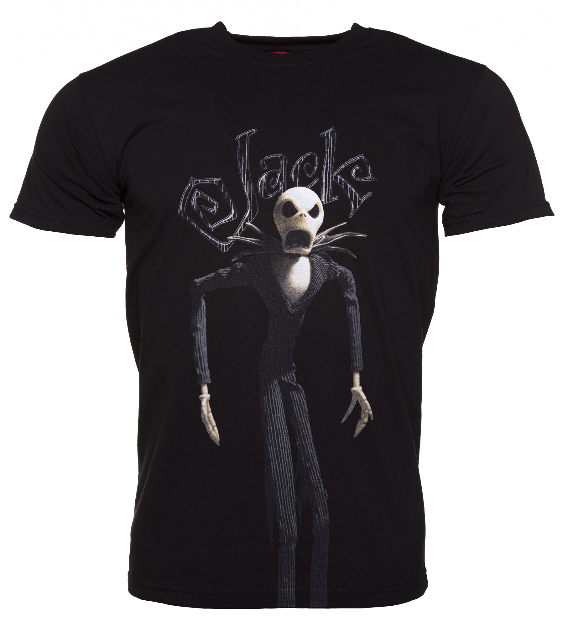 Men's Black Nightmare Before Christmas Jack Skellington T-Shirt