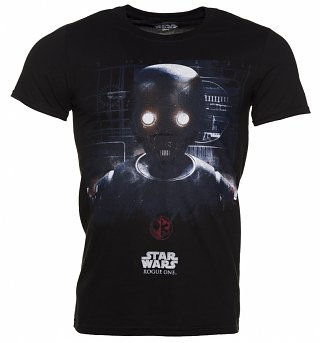 Men's Black Star Wars Rogue One K-2SO Prime Force 01 T-Shirt Men's Black Star Wars Rogue One K-2SO Prime Force 01 T-Shirt