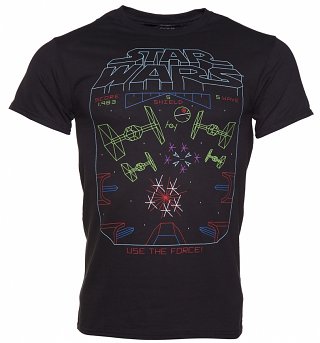 Men's Black Star Wars Use The Force T-Shirt Men's Black Star Wars Use The Force T-Shirt
