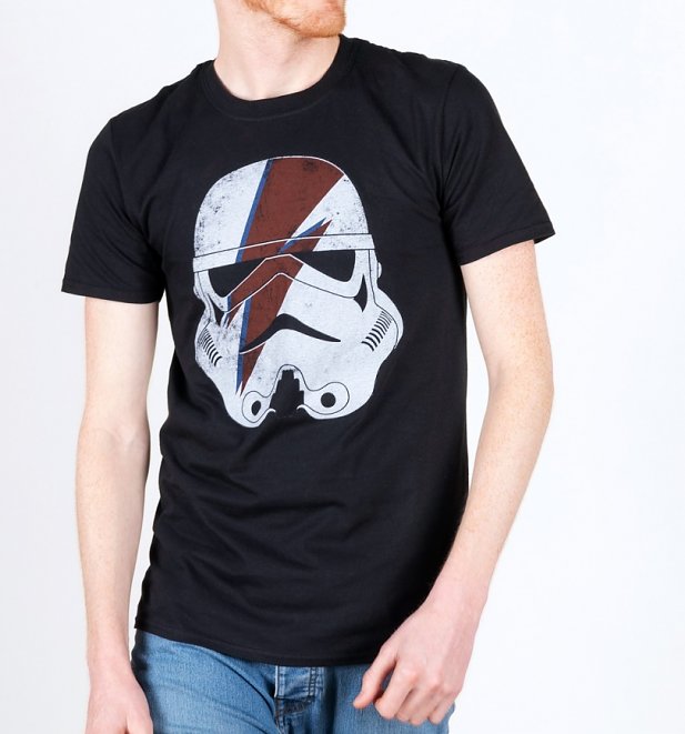 Men's Black Stormtrooper Bolt Star Wars T-Shirt Men's Black Stormtrooper Bolt Star Wars T-Shirt