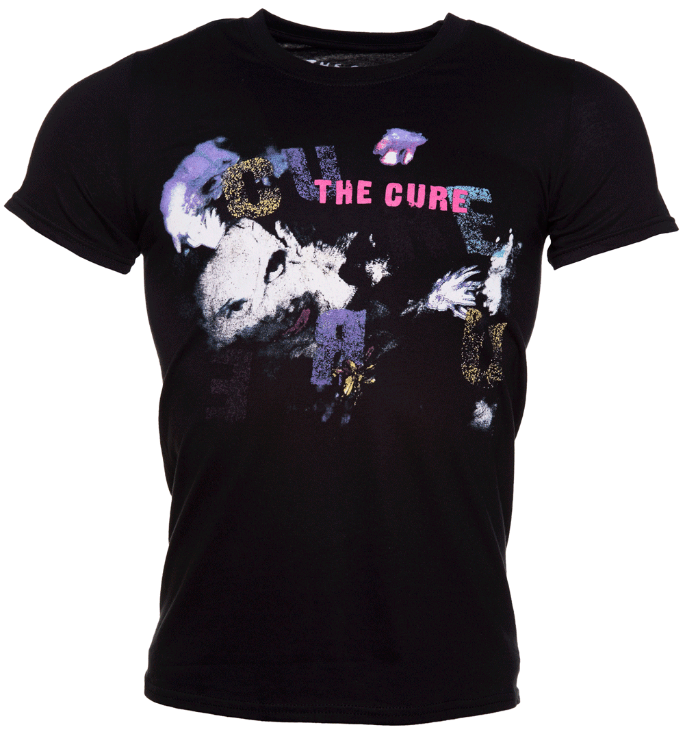 Men's Black The Cure Prayer 1989 Tour T-Shirt Men's Black The Cure Prayer 1989 Tour T-Shirt