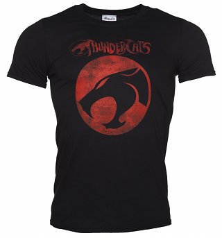 Men's Black ThunderCats Logo T-Shirt Men's Black ThunderCats Logo T-Shirt