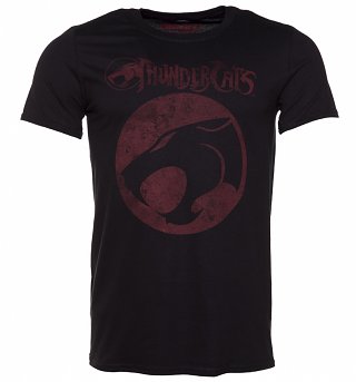 Men's Black ThunderCats Logo T-Shirt Men's Black ThunderCats Logo T-Shirt