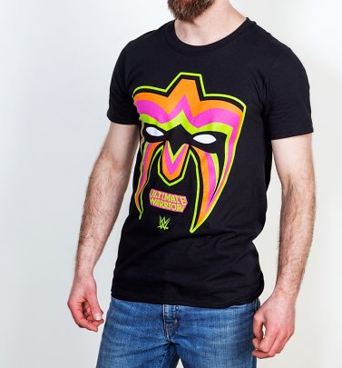 Men's Black Ultimate Warrior WWE T-Shirt Men's Black Ultimate Warrior WWE T-Shirt