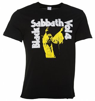 Men's Black Vol.4 Black Sabbath T-Shirt from Amplified Men's Black Vol.4 Black Sabbath T-Shirt from Amplified