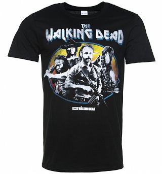 Men's Black Walking Dead Gang T-Shirt Men's Black Walking Dead Gang T-Shirt