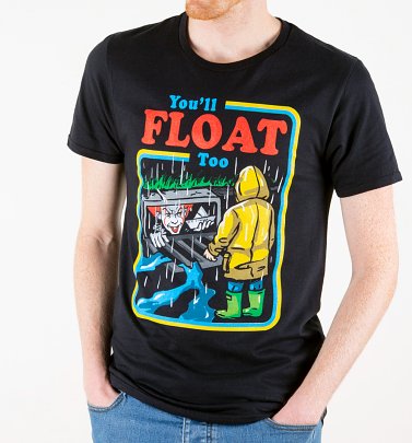 Men's Black You'll Float Too IT T-Shirt Men's Black You'll Float Too IT T-Shirt