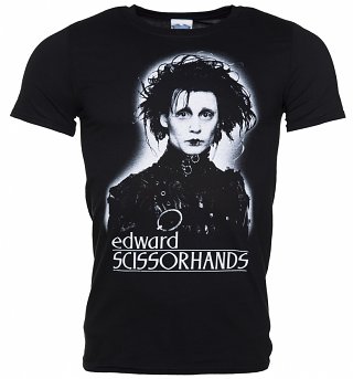 Men's Black and White Edward Scissorhands T-Shirt Men's Black and White Edward Scissorhands T-Shirt