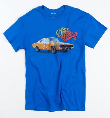 Men's Blue Dukes of Hazzard T-Shirt Men's Blue Dukes of Hazzard T-Shirt