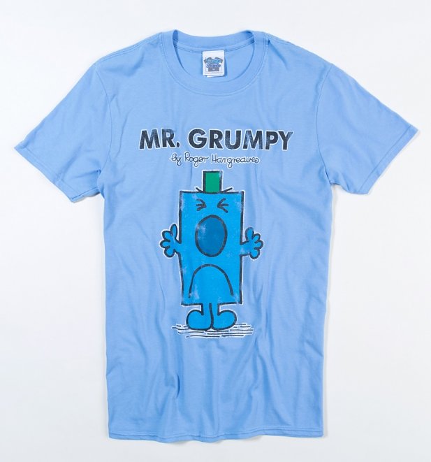 Men's Blue Mr Grumpy T-Shirt