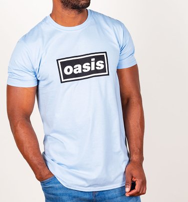 Oasis Logo Blue T-Shirt