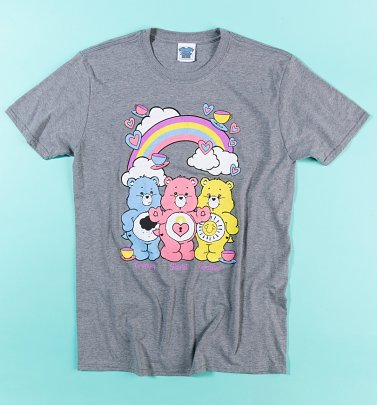 Men's Care Bears Hearts and Tea Cups T-Shirt Men's Care Bears Hearts and Tea Cups T-Shirt