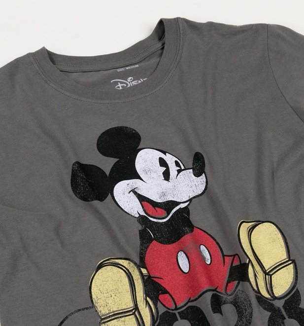 Men's Charcoal Disney Mickey Mouse 1928 T-Shirt